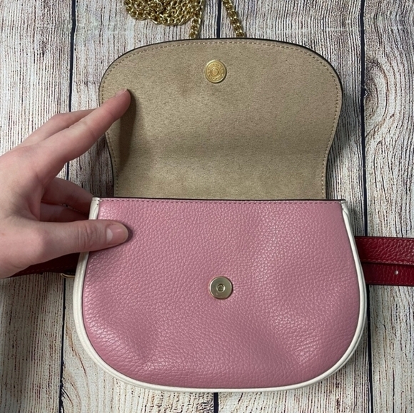 ❤️🔹️COACH🔹️ Saddle Belt Bag/Crossbody In Colorblock - Picture 6 of 6